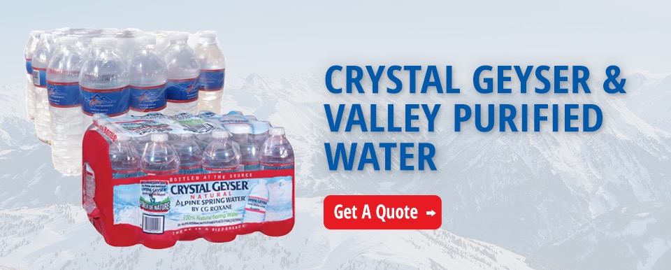 Crystal Geyser and Valley Purified Water