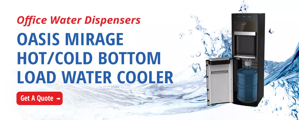 OASIS Mirage Hot/Cold bottom load water cooler